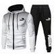 thumbnail image 4 of 2023 Nueva llegada Sudadera con capucha y pantalones deportivos negros con cremallera para hombre Chaquetas deportivas casuales de uso diario para hombre de alta calidad Traje de jogging, 4 of 4
