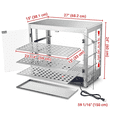 thumbnail image 6 of Yescom Pizza Food Warmer Commercial Countertop Display Case 3-Tier 27x15x24, 6 of 10