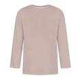 thumbnail image 4 of Weiqiqre Chemises pour Hommes Manches Trois-Quarts Motif de Cœur de la Saint-Valentin Imprimé Décontracté Col Rond Chandail T-Shirt Hauts, 4 of 5