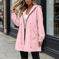 thumbnail image 6 of yillto Plus Size Jackets for Women Windbreaker Jacket Waterproof Windproof Outdoor Hiking Windbreakers, 6 of 7
