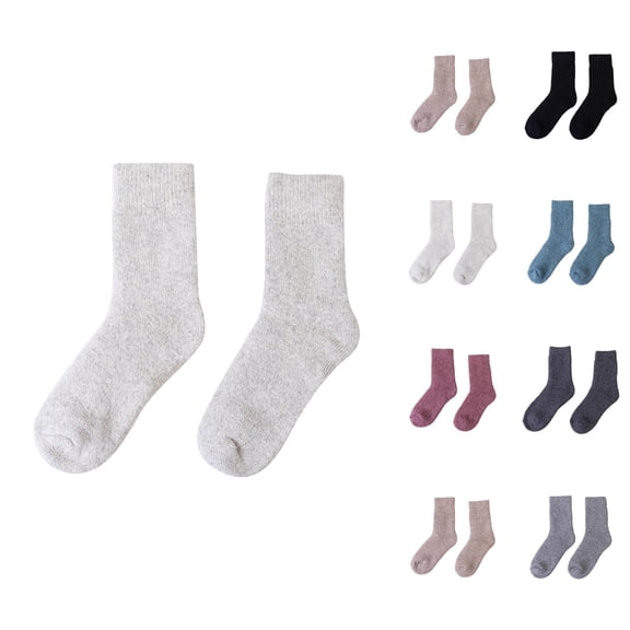 Thick Bottom Warm Crew Compression Socks for Women â Lined Cushion Design, Comfortable Fit for Indoor Sports, Casual Home Wear, or Winter Outdoor Activities