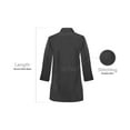 thumbnail image 4 of Panda Uniform Medical Lab Wear for Women, Doctor Coat, 9XL, Black, 4 of 8