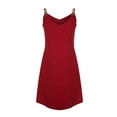 thumbnail image 4 of DYMADE Womens Summer Sequins V-Neck Elegant Cold Shoulder Tank Dress, 4 of 4