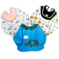 thumbnail image 1 of Babero Para Bebés de Tela Bata Impermeable Reutilizable Ecobaby Original, 1 of 12