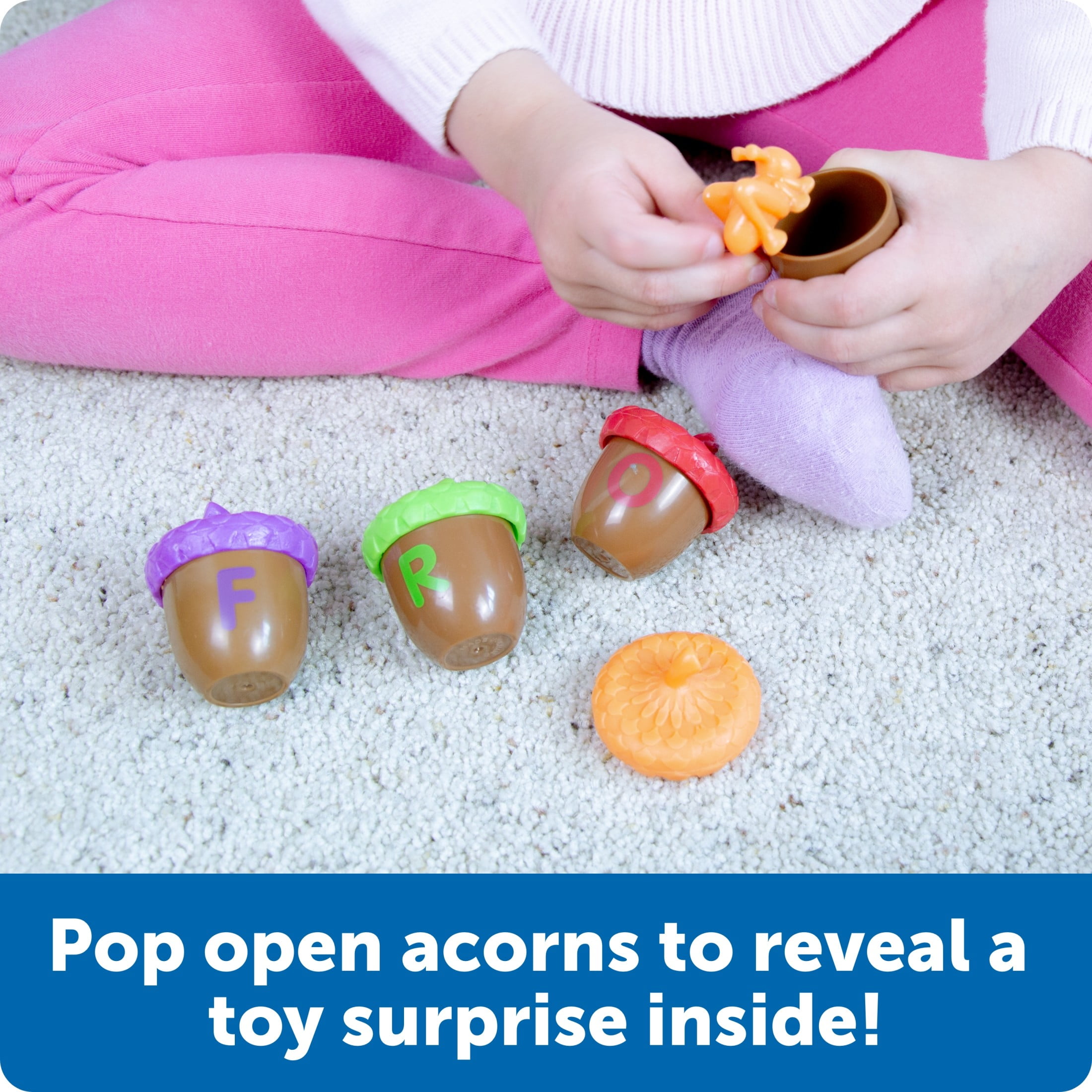 Learning Resources Alphabet Acorns Activity Set, Alphabet Toys, Ages 3 +