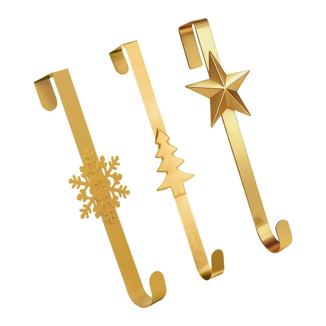 3 piezas de gancho para corona de puerta delantera, gancho para corona navideña, resistente, decorativo, pesado