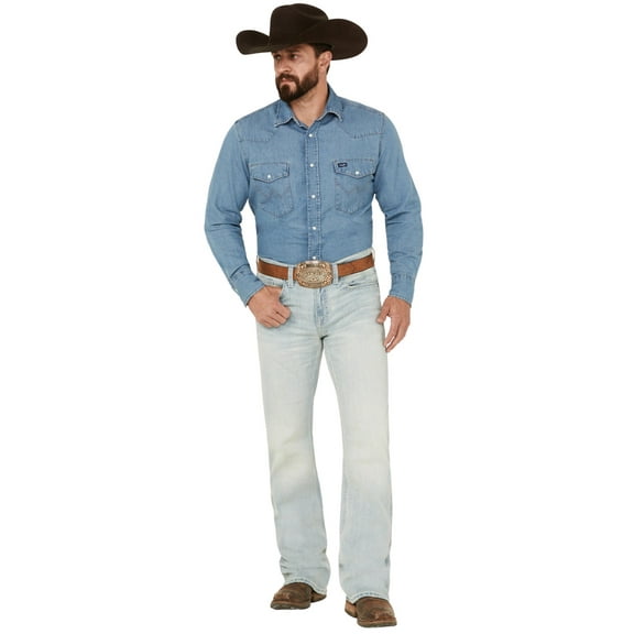 Cody James Men's Pioneer Wash Wyatt Slim Bootcut Stretch Denim Jeans - CJSU23J83-LTW 29W x 34L  US