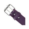 thumbnail image 3 of CTM Girl's Perforated Casual Belt with Roller Buckle, 3 of 5