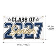 thumbnail image 3 of Class of 2027 Graduation Flags Classroom, Polyester Large Banner Decorations, Easy Hang Store Transport Flag, S*chool Group Celebration Indoor Outdoor Display, 3 of 6