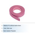 thumbnail image 3 of Unique Bargains Leather Straps Strip Belt 1.2cm(0.5' Width) Leather Strips String Dark Pink for DIY Craft, Key Chains, 3 of 5