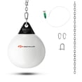 thumbnail image 3 of Costway Saco de boxeo para entrenamiento acuático, relleno de agua, con gancho para gimnasio en casa, color blanco, 3 of 3
