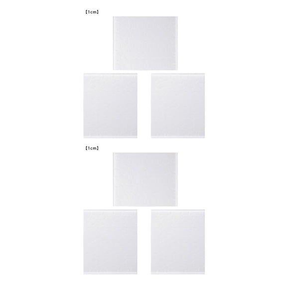 Toystoory Paquete de 3 hojas de cinta adhesiva de doble cara hoja de almohadilla autoadhesiva hogar escuela arte de colección de recortes Type2 NO2