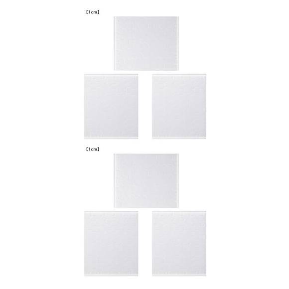 Toystoory Paquete de 3 hojas de cinta adhesiva de doble cara hoja de almohadilla autoadhesiva hogar escuela arte de colección de recortes Type2 NO2
