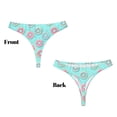 thumbnail image 3 of Fotbe Colorful Sweet Donuts Tanga Sin Costuras para Mujer con Estampado – Panties Invisibles, Transpirables y Cómodos para Uso Diario-Large, 3 of 6