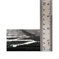 thumbnail image 5 of Unique Loom Moroccan Trellis Collection Area Rug - Mamounia (10' Square Black/Ivory), 5 of 5