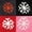 Assortment 4C, variant on BambooMN Women's Super Fuzzy Warm Soft Microfiber Snowflake Socks - Assortment 4B - 4 Pairs