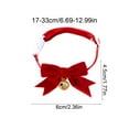 thumbnail image 3 of dajkiuy Christmas Cat Collar with Bow Tie and Bells, Adjustable Breakaway Cat Collars Holiday Pet Collar Christmas Bow Tie Pets Bells Xmas Accessories, 3 of 6