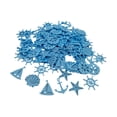 thumbnail image 2 of 50 pequeños recortes de madera náuticos, adornos de madera para centros de mesa, artículos para fiestas, decoración , manualidades con temática Azul, 2 of 8