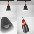 thumbnail image 3 of FSLiving Lampe sur Rail à Cardan de type J, Projecteur de Plafond à Cardan avec Télécommande, Changement de Couleur RVB Réglable Blanc A19 Ampoule Intelligente Mini Coniques Juno Montés sur Rail pour Cuisine Vitrine, Boule Disco, 3 of 9