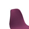 thumbnail image 3 of Shell Chair Seat Cover Conferences Hotel Dining Room Cover for Shell Chair Slipcover Anti-Dust dark, 3 of 8
