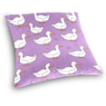 thumbnail image 3 of Cute Goose Pillow Covers Soft Crystal Velvet Decor Giftsative Cushion Covers Square Throw Pillow Covers Home Decor Gifts for Sofa, 20×20 Inch, 3 of 7