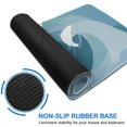 thumbnail image 6 of Immersive Gaming Experience with our Japanese Blue and White Wave Mouse Pad - XL Size, Non-Slip Rubber Base, Stitched Edges, 31.5 X 11.8 Inch, 6 of 7