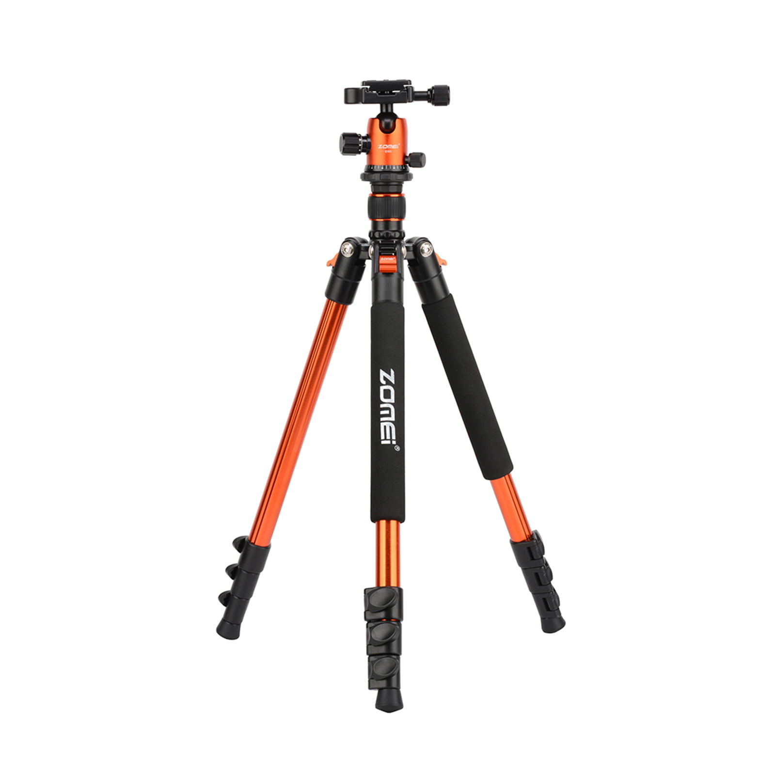 RuleaxA ZOMEI Q555 63 Inch Lightweight Aluminum Alloy Travel Portable Camera Tripod with Ball Head/Quick Release Plate/Carry Bag for Canon Nikon Sony DSLR ILDC Cameras