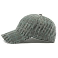 thumbnail image 5 of Jiibva Plaid Baseball Cap for Women Men Adjustable Golf Dad Hat Unstructured Trucker Ball Caps Summer Vintage Plaid Hats Warm Peaked Cap for Outdoor, 5 of 7