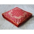 thumbnail image 2 of 35" Large Floor Pillow Cover Pouf Cushion Seating Mandala Square Hippie Colorful Decorative Indian Boho Dog Bed Bohemian Cover Only, 2 of 4