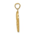 thumbnail image 3 of Auriga Fine Jewelry 14K Yellow Gold Basketball In Hoop Pendant for Women, 3 of 7