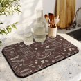 thumbnail image 3 of Super Absorbent Diatom Mud Coffee Mat (19.5x12in) - Ideal for Coffee Maker & Espresso Machine Rubber-Backed and Stain-Resistant, Coffee Drying Mat Ensures Clean, Elegant Countertops, 3 of 7