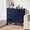 Blue, variant on Cozy Home Blue 3 Drawer Dresser, Painted 30" Nightstand with Storage, for Bedroom Hallway Living Room