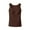 Coffee, variant on Women's Seamless Square Neck Thermal Underwear Top Body Shaping Vest Compression Warm Base Layer for Everyday Comfort