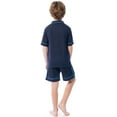 thumbnail image 6 of Fruit of the Loom Energize Boy's Lose Fit Short Sleeve Top & Short Pajama Sleep Set, Sizes 4/5-14/16, 6 of 12