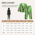 thumbnail image 4 of Honeii CROCODILE HEAD Print Women's Pajama Sets Long Sleeve Button Down Sleepwear Nightwear Soft Pjs Lounge Sets 2PCS-, 4 of 7