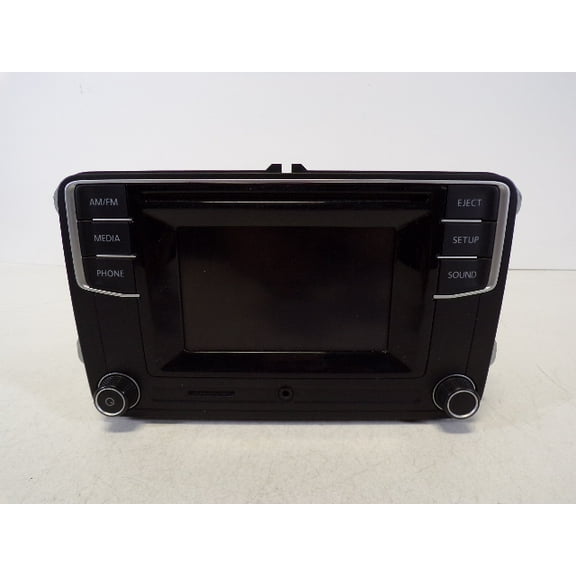 Pre-Owned 16-17 Volkswagen Jetta CD Player Radio w/ Display Screen OEM LKQ - Verify Specific Vehicle Fitment In Description - (Good)