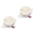 thumbnail image 1 of Unique Bargains 2 Pcs DC3-24V Active Electronic Buzzer Piezo Alarm Sounder Intermittent 100dB, 1 of 3