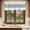 Grey, variant on Gray Solid Color Texture Valances for Windows, Decorative Rod Pocket Window Valance Curtains, Simple Grey Stripes Short Curtain Drapes for Kitchen/Bathroom/Living Room, 2 Panels, 42" W x 12" L