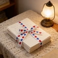 thumbnail image 6 of Kbndieu Patriotic Ribbon, Red White Blue Star 4th of July Ribbon Wired for Gift Wrapping DIY Crafts, 6 of 6