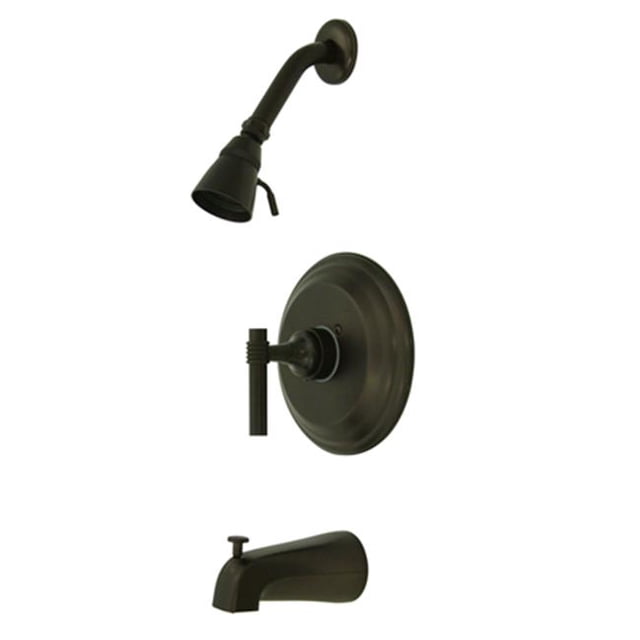 Kingston Brass KB2635ML Pressure Balance Tub & Shower Faucet - Oil Rubbed Bronze