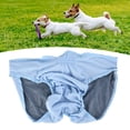 thumbnail image 1 of Pantalones menstruales para mascotas, mezcla de algodón, pantalones cortos sanitarios para mascotas, color azul, bonitos pantalones sanitarios, rendimiento inigualable, 1 of 9