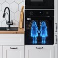 thumbnail image 4 of QIPOPIQ Halloween Hand In Hand Little Girl Glass Cabinet Kitchen Home Decoration Wall Sticker Sticker, 4 of 10