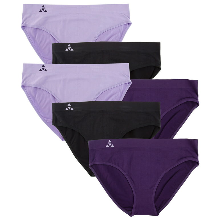 Balanced Tech Women's Seamless Bikini Panties 6-Pack Assorted
