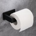 thumbnail image 2 of Portarrollos de papel higiénico de acero inoxidable autoadhesivo de estilo nórdico para cocina, baño, no perforado, creativo, 2 of 2