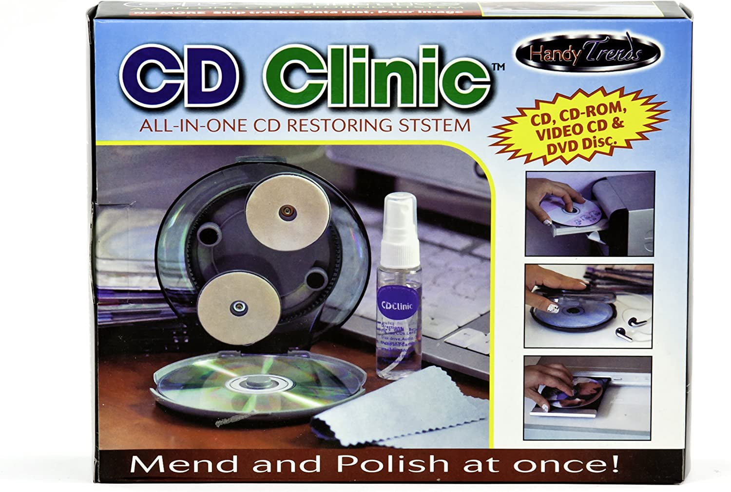 CD Clinic Complete CD REstoring and Cleaning System - Walmart.com
