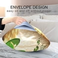 thumbnail image 5 of GZHJMY Shamrock Green Hat Satin Pillowcase for Hair and Skin Silk Pillowcase - Slip Cooling Satin Pillow Covers with Envelope Closure, Standard Size(20x26 inches), 5 of 7