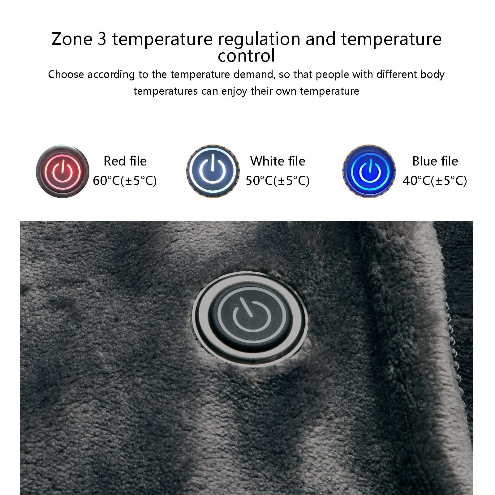Kezqiaxn Heated Vests 150 X 80Cm Eight Heating Shawl Electric Blanket Charging Coral Fleece Warm Electric Shawl Pad With Three Brown