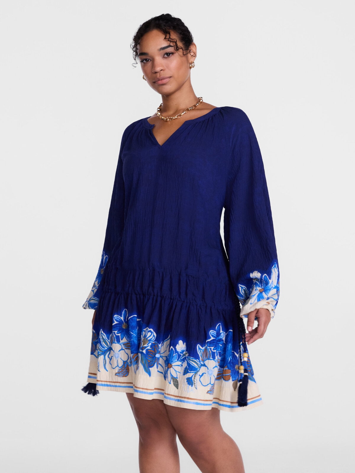 Scenario Women's and Women's Plus Raglan Drama Sleeve Mini Dress, Sizes XXS-4X