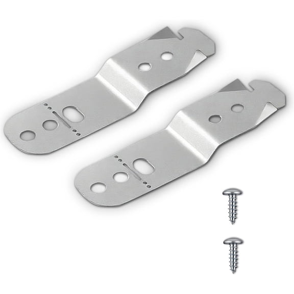 2Pieces Dishwasher Installation Clamp Replacement Set Universal Fit Mounting Brackets Suitable for Multiple Brands