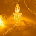 thumbnail image 5 of Spooky Skeleton String Lamp Waterproof Halloween Skeleton String Light 10/20/30/40 Led Battery Operated Usb Rechargeable, 5 of 5